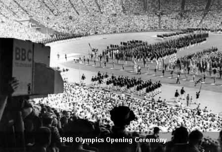 1948 Olympics opening ceremony