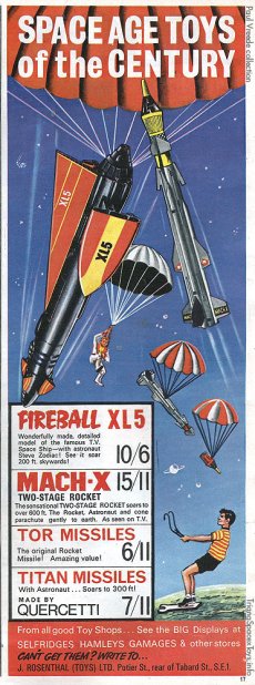 Fireball XL5 ad